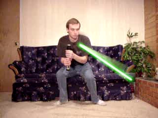 How NOT to ignite a light saber #1